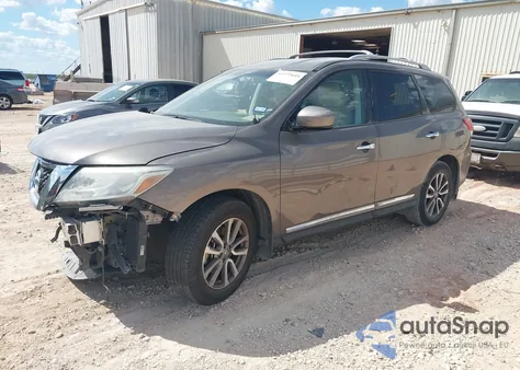 2014 Nissan Pathfinder Sl из США, поврежденный, VIN 5N1AR2MN9EC690960